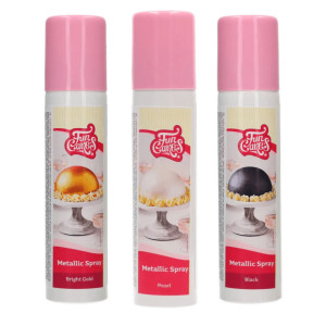 Spray lucidante effetto metallizzato Funcakes 100 ml