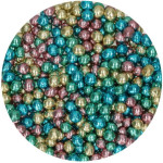 Funcakes colorati con confettini di cioccolato e perle