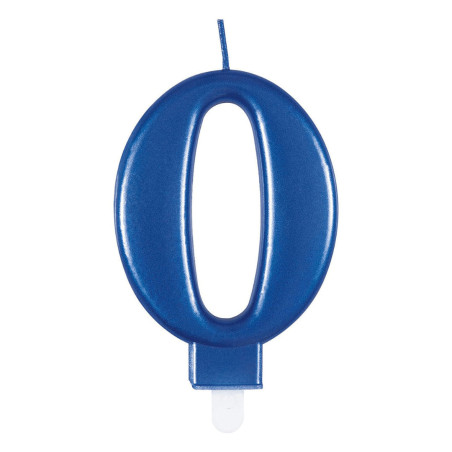 candela-numero-0-blu-metallizzato