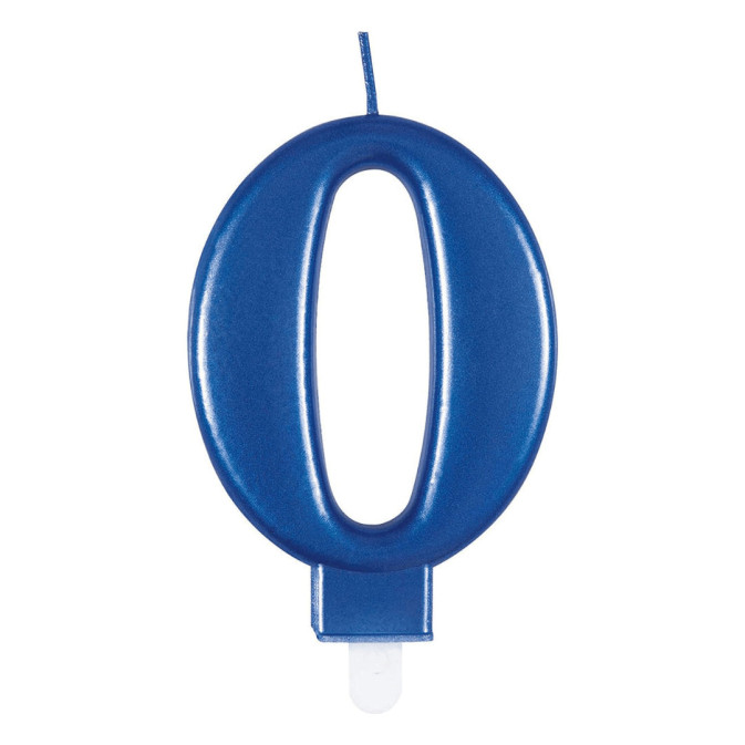 candela-numero-0-blu-metallizzato
