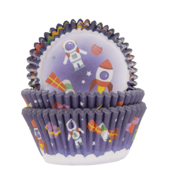 scatola per cupcake spaziale