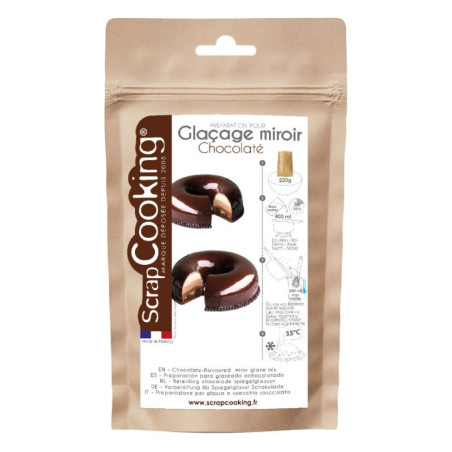 Glassa a specchio al cioccolato | Ingrediente di pasticceria