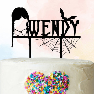 Cake Topper Mercoledì da personalizzare