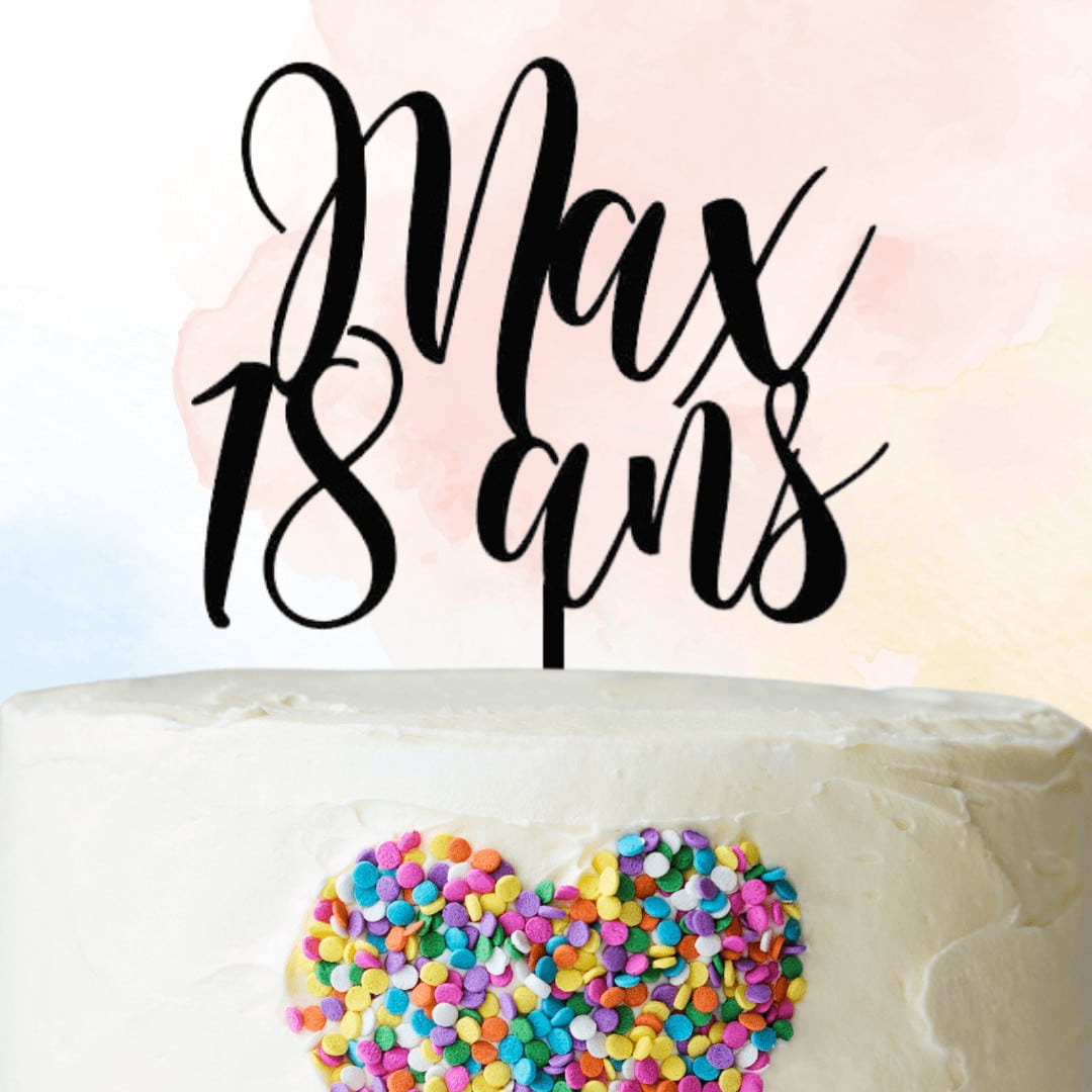 Topper compleanno da personalizzare
