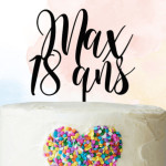 Topper compleanno da personalizzare