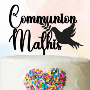 Cake topper colomba da personalizzare