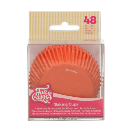 scatola per cupcake arancione funcake