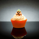cupcake e scatola di halloween