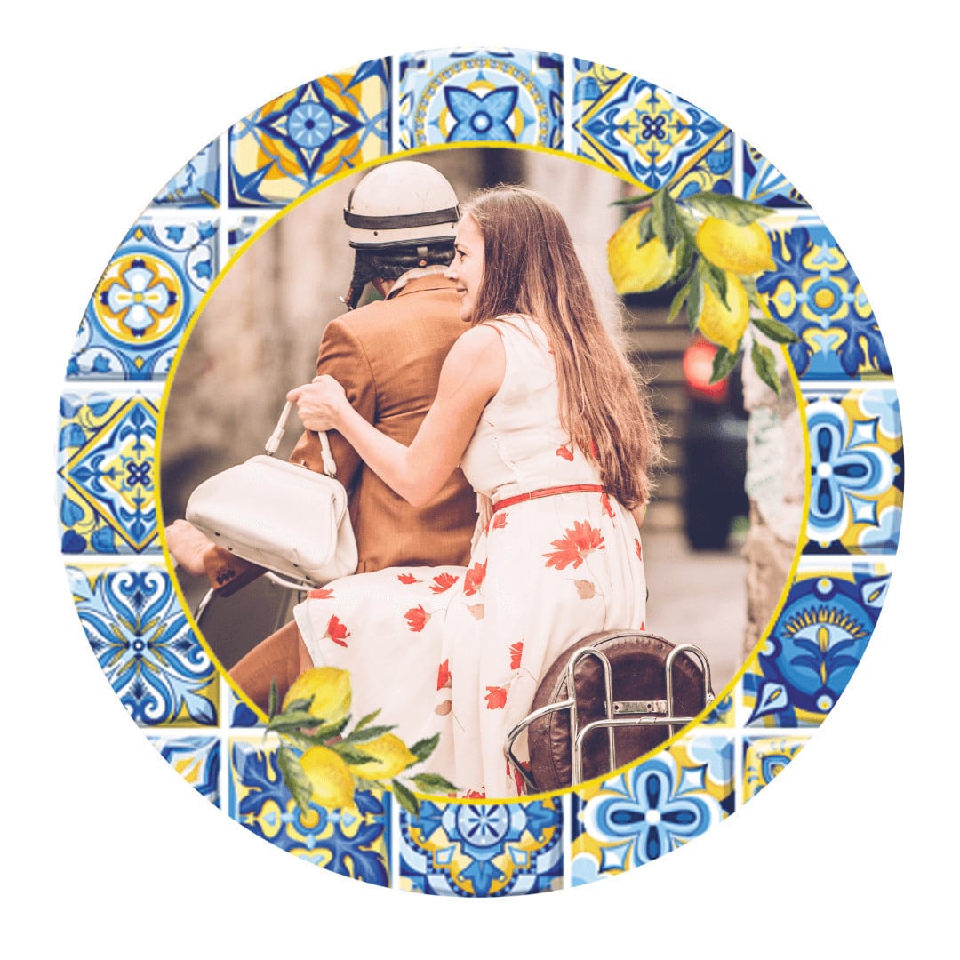 foto commestibile personalizzata amalfi 20 cm