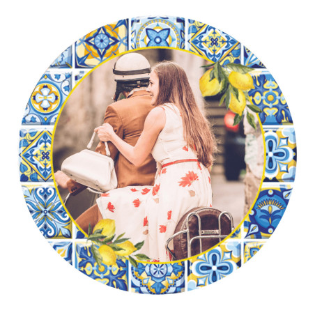 foto commestibile personalizzata amalfi 20 cm