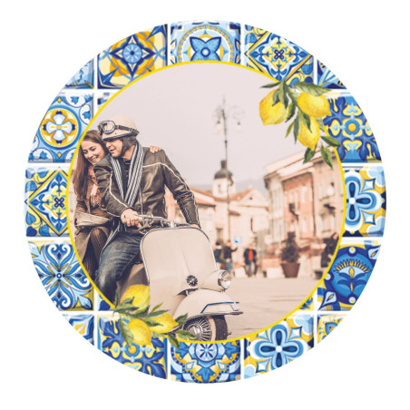 foto commestibile personalizzata amalfi 24 cm