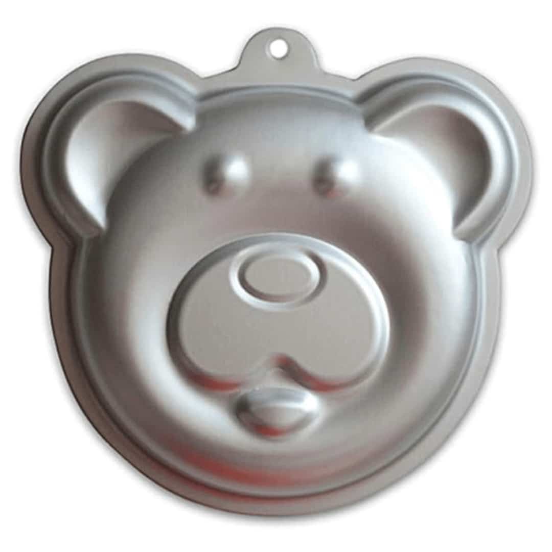 stampo in alluminio con testa d'orso