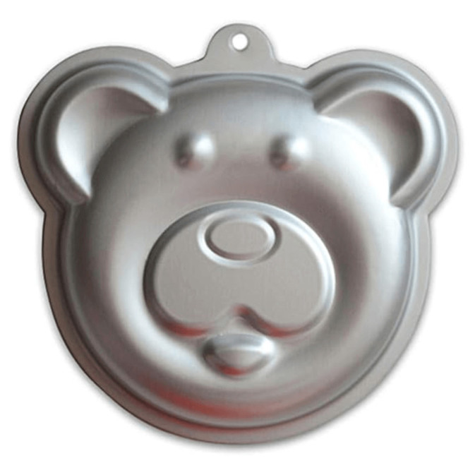 stampo in alluminio con testa d'orso