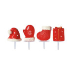 decorazione in plastica per tronchetto di Natale