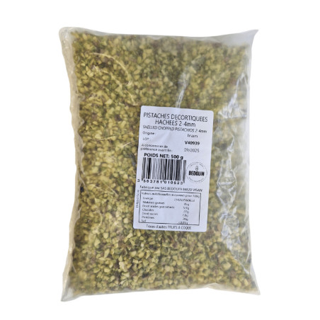pistacchi sgusciati e tritati 500gr