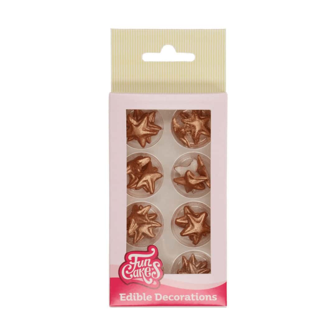 Stella di zucchero funcakes color bronzo