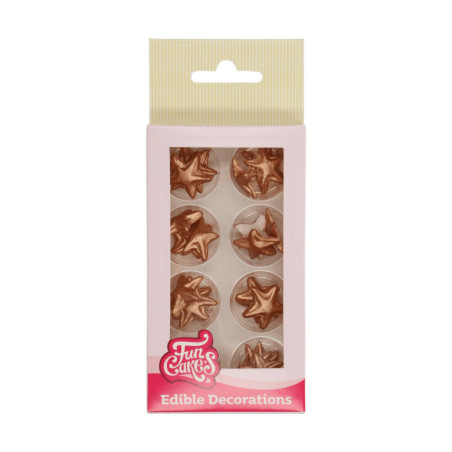 Stella di zucchero funcakes color bronzo