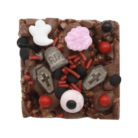 il cimitero si spruzza di cioccolato