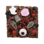 il cimitero si spruzza di cioccolato