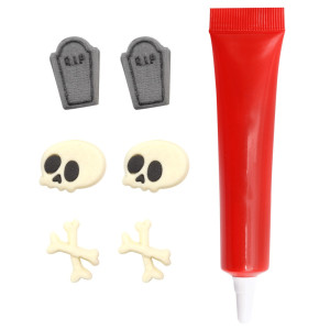 Kit decorazione cupcake Halloween in stile cimitero PME