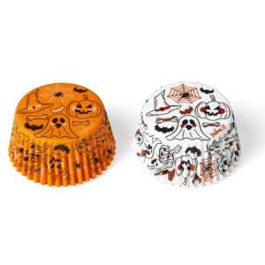 36 pirottini per cupcake di Halloween