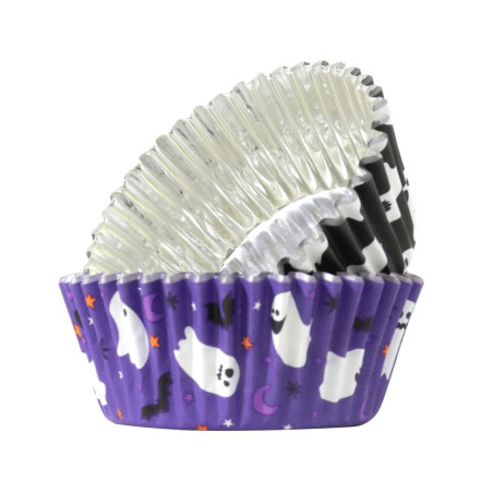 dettaglio della scatola di cupcake fantasma