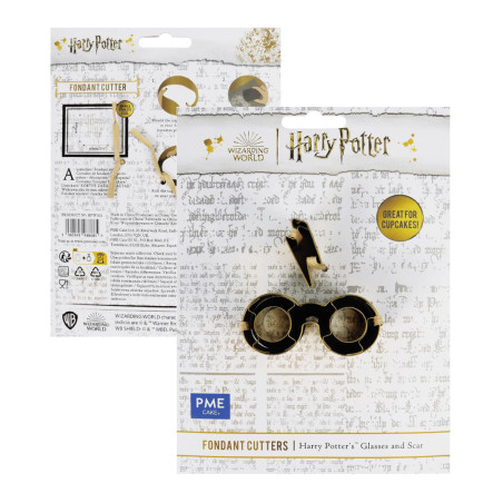 confezione stampino per biscotti bicchieri e cicatrice di harry potter