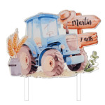 cake topper trattore personalizzabile