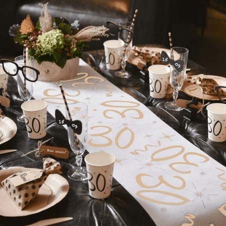 runner da tavolo 30 anni d'oro