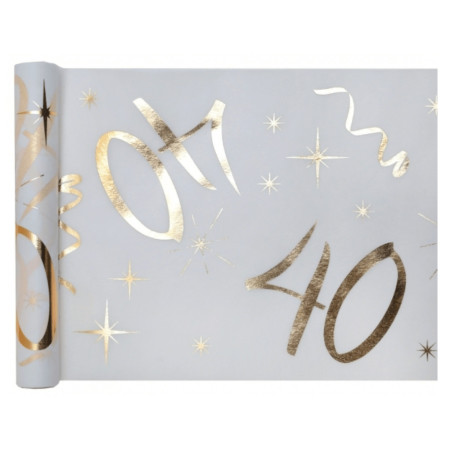 Runner da tavolo dorato 40 anni