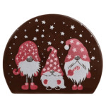 Fine del tronco dello gnomo di Natale