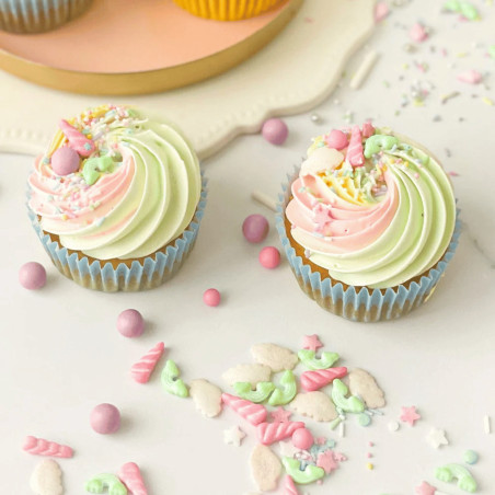cupcake e granelli di unicorno