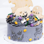 disegno della torta di Halloween