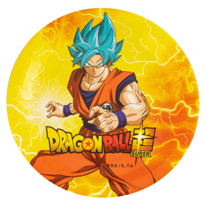 8 piatti con sfere del drago