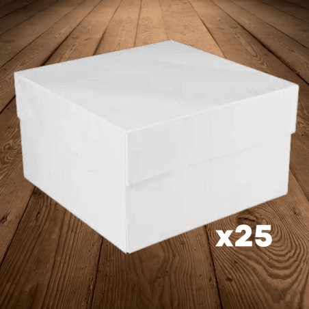 Confezione da 25 scatole per torta H 15 cm - A vostra scelta