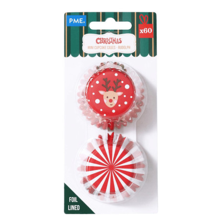 mini scatola per cupcake natalizi