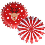 assortimento mini scatole per cupcake natalizi