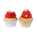 Cupcake natalizio con mini scatola