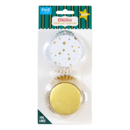 60 pirottini per cupcake invernali