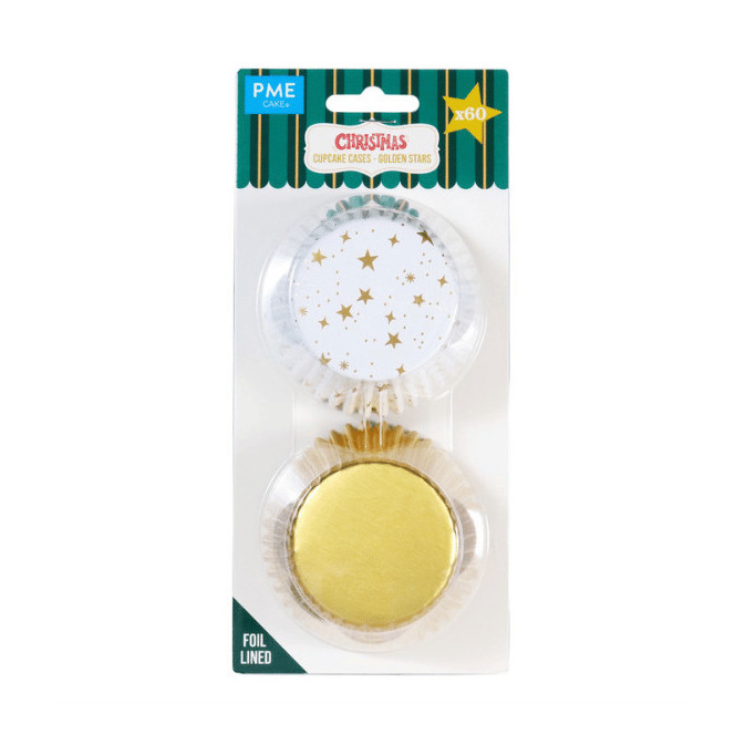 60 pirottini per cupcake invernali