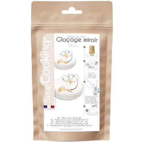 Smalto bianco a specchio - Mix di polveri