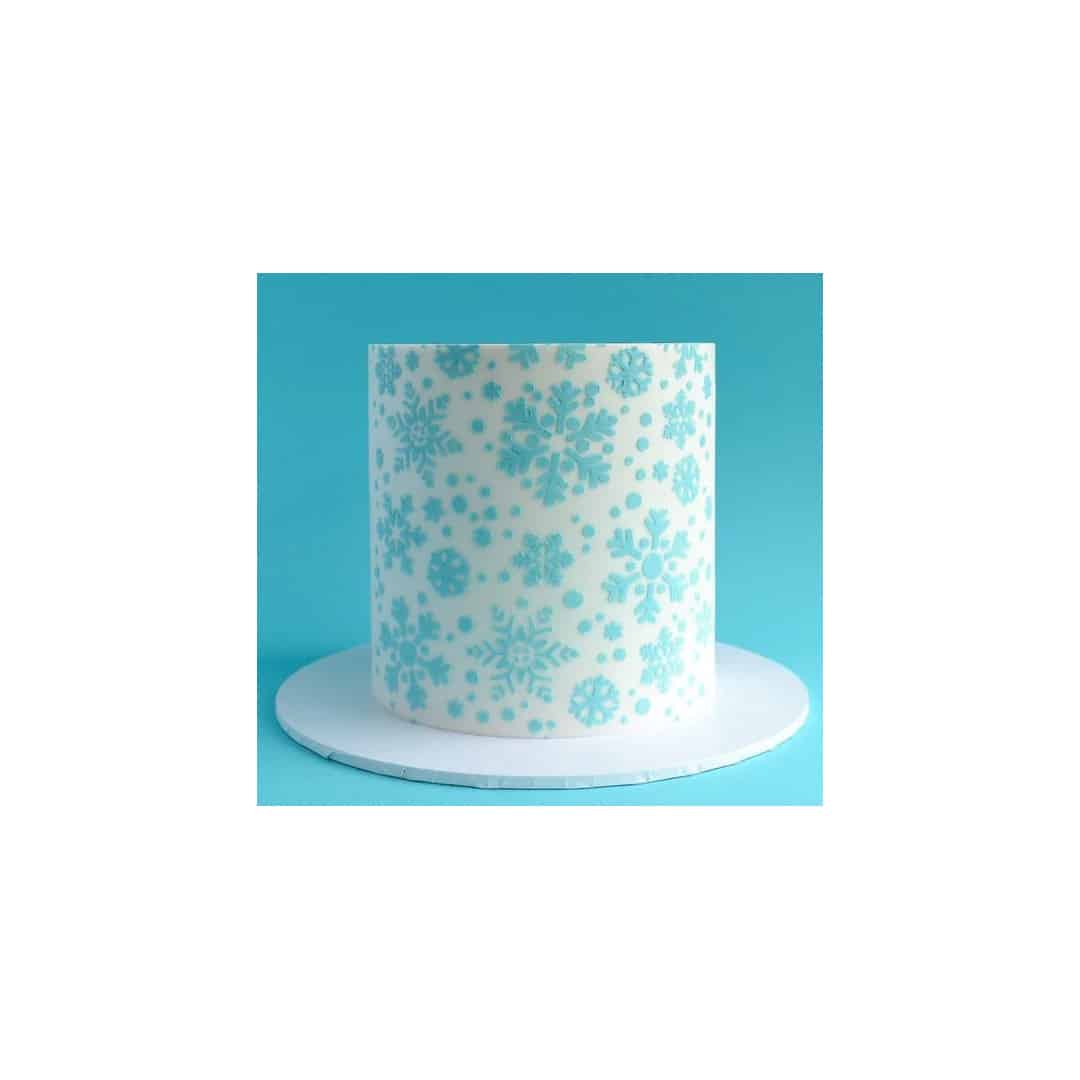 torta di fiocchi di neve