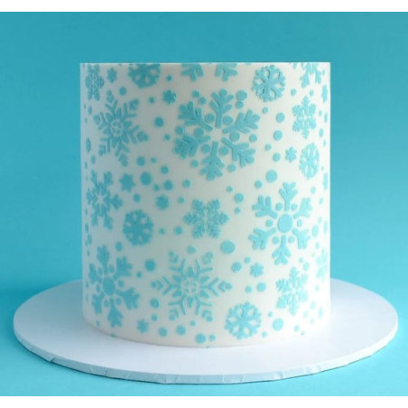 torta di fiocchi di neve