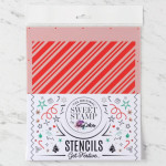 Foglio di stencil Striscia di caramelle SweetStamp