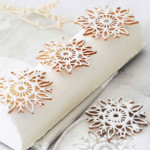 ceppo di Natale decorato