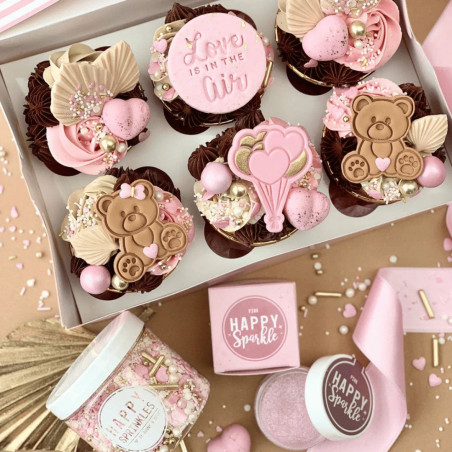 pasticcini decorati con i confettini del diario Mix Princess