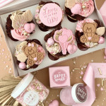 pasticcini decorati con i confettini del diario Mix Princess