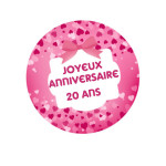 Compleanno-rosa-disco-di-zucchero-20-anni-di-compleanno