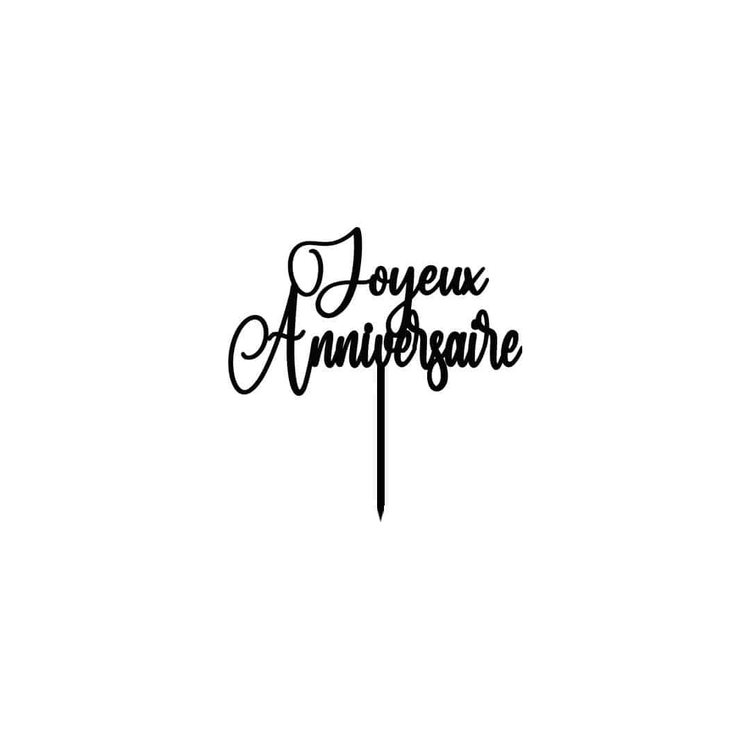 Decorazione per torta di buon compleanno