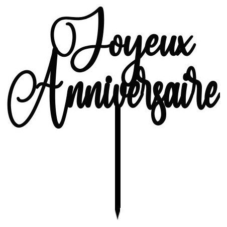 Decorazione per torta di buon compleanno